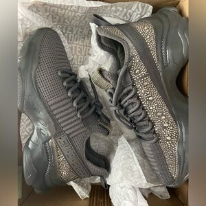 Steve Madden Charcoal Embellished Sneakers